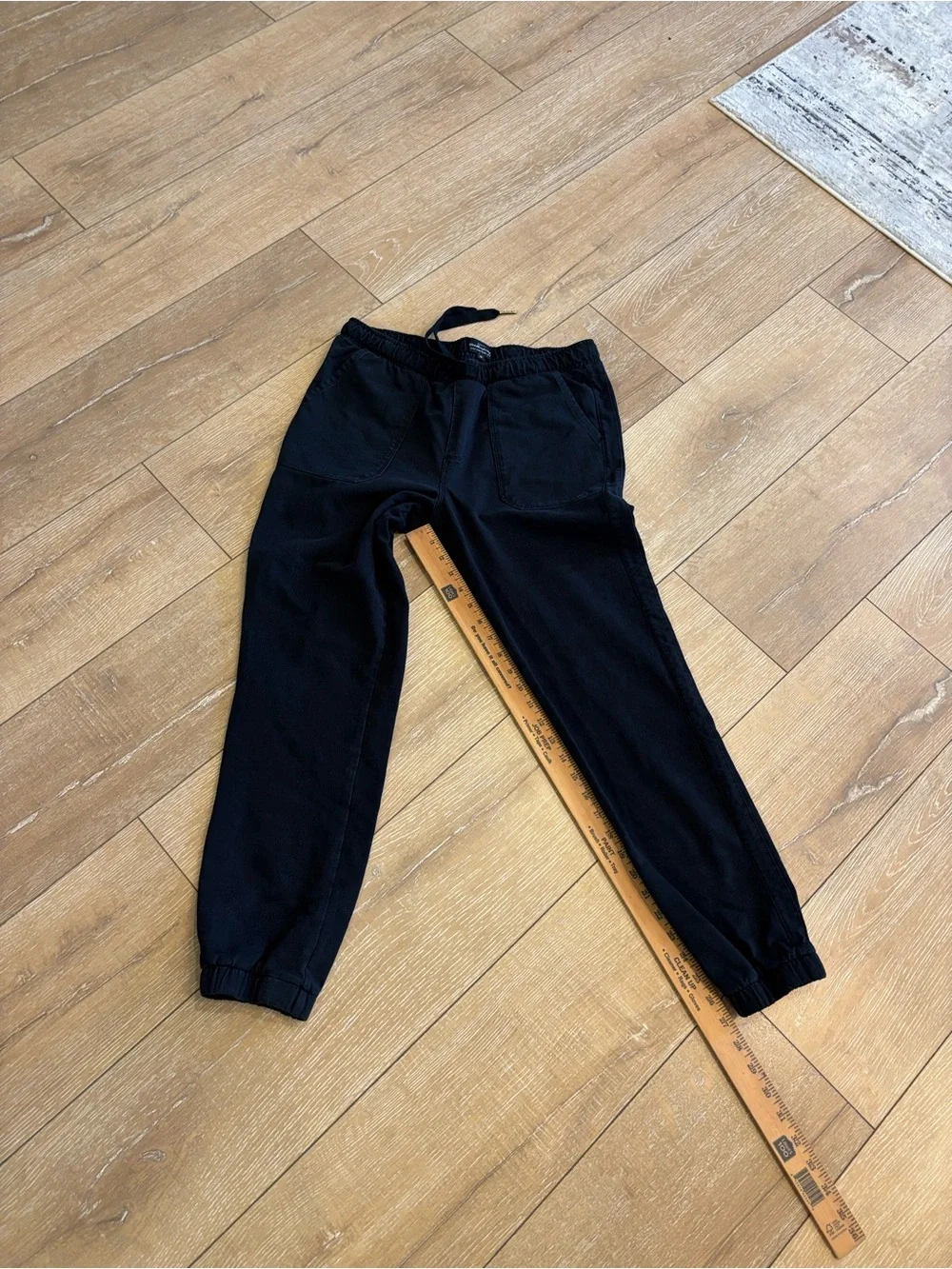 Weatherproof Vintage Black Drawstring Jogger Pants Men’s Medium